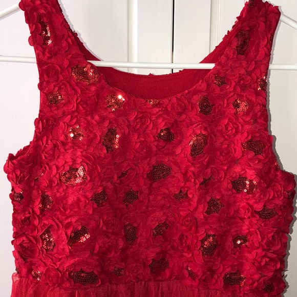 Red Gown Dress - Picture 3 of 5